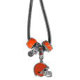 Cleveland Browns Euro Bead Necklace